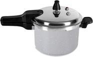 Panela De Pressao com Indução 5,4 Lts Gris Brinox Panela De Pressao com Indução 5,4 Lts Gris Brinox