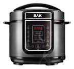 Panela de pressão elétrica 5 litros 220v 900w cor prata