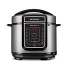 Panela de Pressão Elétrica Digital 5L Mondial 220V 900W Preto/Inox - PE-38 Panela de Pressão Elétrica Digital 5L Mondial 220V 900W Preto/Inox - PE-38