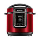 Panela de Pressão Elétrica Digital 6L, Mondial, Vermelho e Inox - PE-60-6L-RI