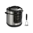 Panela De Pressão Elétrica Digital Epp60di 220v Eos Com Amassador De Batata E Feijão Tramontina 220v Panela De Pressão Elétrica Digital Epp60di 220v Eos Com Amassador De Batata E Feijão Tramontina 220v