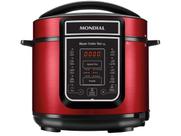 Panela de Pressão Elétrica Digital Mondial - Master Cooker Red PE-39 900W 5L Timer