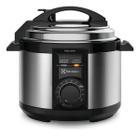 Panela de Pressão Elétrica Electrolux, Inox, 3L, Efficient por Rita Lobo, 127v - PCE15