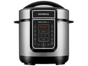 Panela de Pressão Elétrica Mondial Master Cooker 3L com 14 Funções 700W Preto/Inox 220V - PE-40 Panela de Pressão Elétrica Mondial Master Cooker 3L com 14 Funções 700W Preto/Inox 220V - PE-40