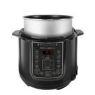 Panela De Pressão Eletrônica 6L 1000W Preta 220V Kian