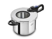 Panela de pressão em aço inox 6L com visor gás e indução MTA