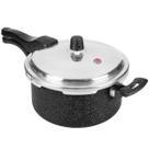 Panela De Pressão Fast Fechamento Externo Antiaderente 3L Preto