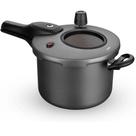 Panela de Pressão Fechamento Externo 20cm 4,5L com Visor MTA 6600 Grafite Panela de Pressão Fechamento Externo 20cm 4,5L com Visor MTA 6600 Grafite