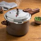 Panela de Pressão Grafito Marmorizada Fundo Triplo Mimo Style PressCook 4,2L Antiaderente Cozinha Linda e com Segurança