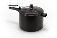 Panela de Pressão Grande 10 Litros Alumínio Antiaderente TEFLON - Fácil Limpeza e Cozimento Uniforme Panela de Pressão Grande 10 Litros Alumínio Antiaderente TEFLON - Fácil Limpeza e Cozimento Uniforme