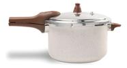 Panela de Pressão Indução Ceramic Pressure 6,8l Vanilla 4952/103 Brinox Panela de Pressão Indução Ceramic Pressure 6,8l Vanilla 4952/103 Brinox