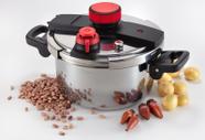 Panela De Pressão Inox Indução Corpo Triplo 4,5 litros