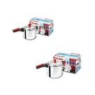 Panela de Pressão Kit 2 unidades 4,5L e 7L - Econômico e Resistente GLOBO
