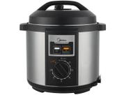 Panela de Pressão Mecanica, 6L, Inox/Preto, 110V, Midea