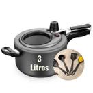 Panela de Pressão MTA 3 Litros com Visor de Vidro Panela de Pressão MTA 3 Litros com Visor de Vidro