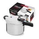 Panela De Pressão Nigro Eterna Original 6L Polida Fechamento Externo 6 Travas de Segurança