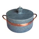 Panela de Pressao Pan.press-SJ-U-pedsab3600 Pedra Sabao 3,6L Alca em Cobre Industria Sao Jose