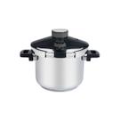 Panela de Pressão Presto em Aço Inox Fundo Triplo e 5 Dispositivos de Segurança 22cm 6L - Tramontina Panela de Pressão Presto em Aço Inox Fundo Triplo e 5 Dispositivos de Segurança 22cm 6L - Tramontina