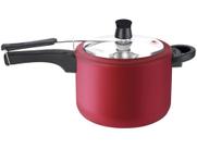 Panela de Pressão Rochedo Turbo Revestida 4,5L - com Fechamento Interno Vermelha Panela de Pressão Rochedo Turbo Revestida 4,5L - com Fechamento Interno Vermelha
