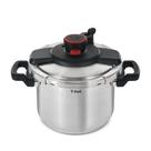 Panela de Pressão T-Fal Clipso 6,3L - Aço Inoxidável com Indução