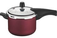Panela de pressao tramontina vancouver 20cm 4,5l aluminio vermelho
