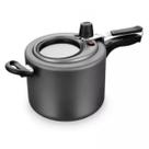 Panela de Pressão Visor de Vidro 4,5Litros Grafite - MTA Panela de Pressão Visor de Vidro 4,5Litros Grafite - MTA