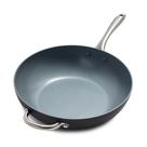 Panela de Wok GreenPan Lima, anodizada dura, cerâmica saudável, 32 cm Panela de Wok GreenPan Lima, anodizada dura, cerâmica saudável, 32 cm