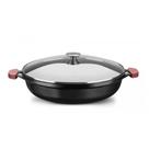Panela Disco Alto em Ferro Fundido Preto 36cm 6,9L 8343 MTA