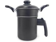 Panela Dona Chefa Cuscuzeiro Individual Para Uma Pessoa Corpo Tampa Composto Alumínio Alça Baquelite Panela Dona Chefa Cuscuzeiro Individual Para Uma Pessoa Corpo Tampa Composto Alumínio Alça Baquelite