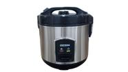 Panela elétrica arroz 1 litro 220V antiaderente com tampa trava vapor cozinha prática compacta aquece cozinha legumes mingau