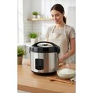 Panela Elétrica Arroz 3,5L Inox 127V - Cozimento Perfeito
