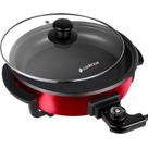 Panela Eletrica Cadence 2.8L Antiaderente 1250W 5 Niveis Temperatura Red Panela Eletrica Cadence 2.8L Antiaderente 1250W 5 Niveis Temperatura Red