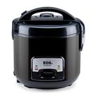 Panela Elétrica de Arroz EOS 5 Xícaras Inox All Black com Tampa de Vidro Clear Glass EPA05PP 110V