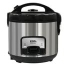 Panela Elétrica De Arroz EOS 5 Xicaras Inox Preta Tampa Vidro Clear Glass EPA05PI 110V