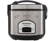Panela Elétrica de Arroz Mondial Pratic 10i Premium Preto Inox 700W 127V PE4210X