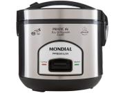 Panela Elétrica de Arroz Mondial Pratic 6i Premium Preto/Inox 500W 127V - PE-43-6X