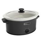 Panela elétrica de cozimento lento HOMECOOKIN 5,7 L oval 3 ajustes preta Panela elétrica de cozimento lento HOMECOOKIN 5,7 L oval 3 ajustes preta