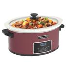 Panela elétrica de cozimento lento HOMECOOKIN 5,7 L programável com pote de cerâmica Panela elétrica de cozimento lento HOMECOOKIN 5,7 L programável com pote de cerâmica