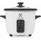 Panela Elétrica Electrolux vapor arroz capacidade 1,3L 7 xícaras manter aquecido panela removível antiaderente tampa vidro RCB50 branca por Rita Lobo