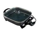 Panela Elétrica Mangiare apeq01i-02 preta quadrada 30cm 1500w 220v Agratto Panela Elétrica Mangiare apeq01i-02 preta quadrada 30cm 1500w 220v Agratto