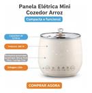 Panela Elétrica Mini Cozedor Arroz Caldos 18l Legumes 110v Panela Elétrica Mini Cozedor Arroz Caldos 18l Legumes 110v