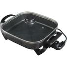 Panela Elétrica Quadrada 1500W 30cm Mangiare Preta APEQ01I-02 Agratto 220V Panela Elétrica Quadrada 1500W 30cm Mangiare Preta APEQ01I-02 Agratto 220V