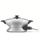 Panela Elétrica Tramontina by Breville Wok Chef em Alumínio Fundido com Tampa de Vidro 6 L 127 V