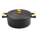 Panela Ferro Fundido 4,1 Lts Resistente Mantém Comida Quente