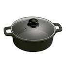 Panela Ferro Fundido Nº20 Tampa Vidro 2 Litros Faires