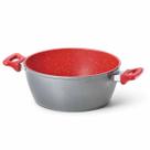Panela Flavourstone Family Size 24cm Vermelha