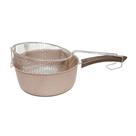 Panela Fritadeira Antiaderente Crema 20 cm - 2,60 Lts