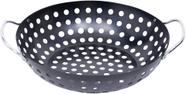 Panela Grelha Wok Perfurada Churrasqueira Legumes Multiuso