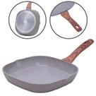 Panela Grill Antiaderente 24cm Mimo Style Indução Grafito Fundo Triplo Cabo Soft Touch