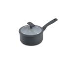 Panela Hercules Redonda Antiaderente Ceramica Indução Cinza 20x9cm 2,5L